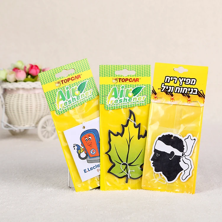Eco Friendly Paper Car Fragrance /Hanging Car Fragrance for Air Freshener