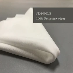 4x4 inch Laser Cut Clean Room Polyester Dry Wipes 120gsm