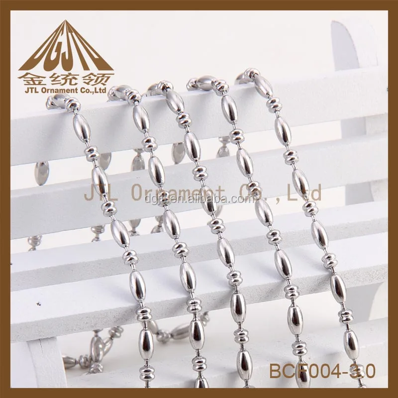 Home decoration 3.2mm antique bronze metal ball chain