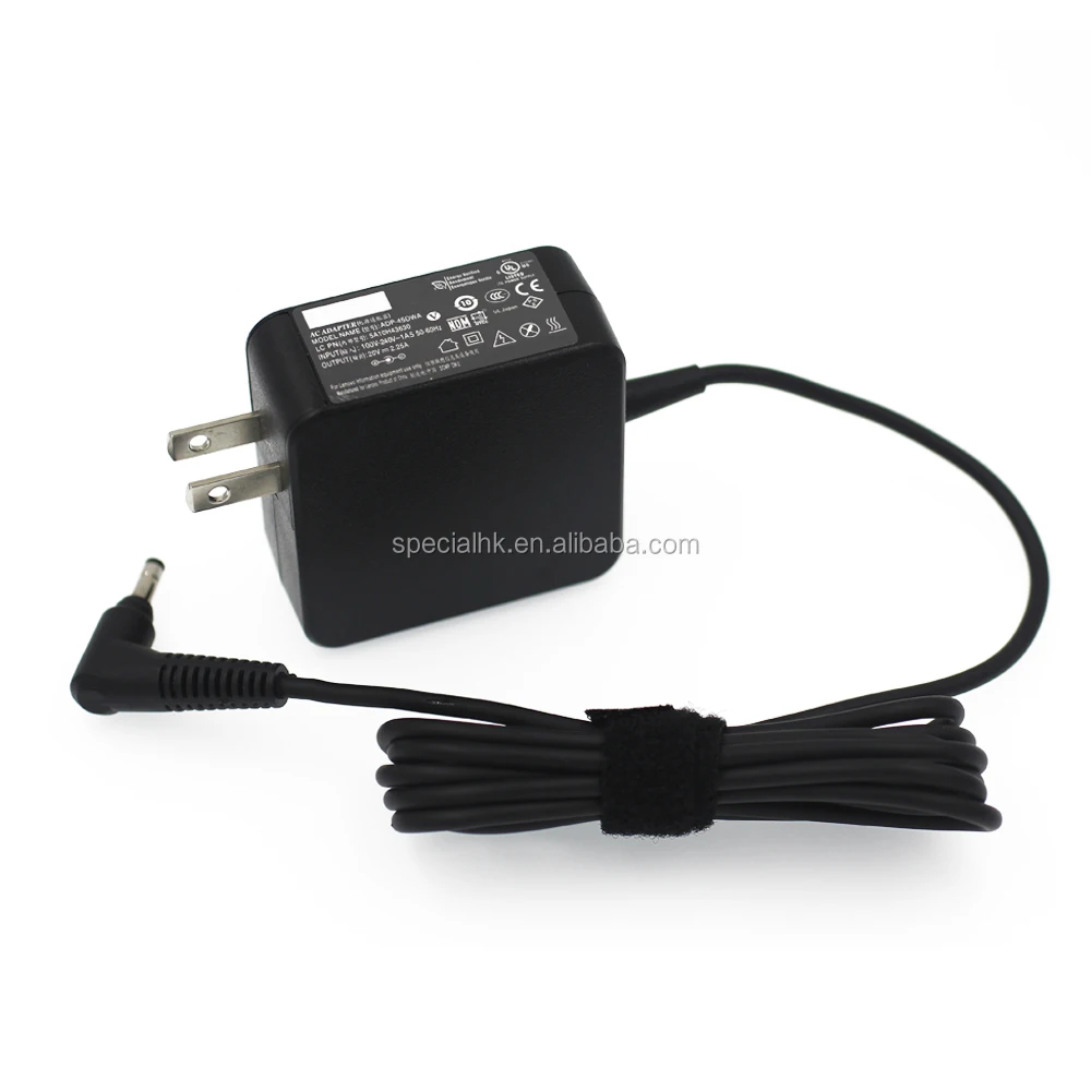 US plug 20V 2.25A 45W ac dc power laptop adapter for lenovo ideapad 100-14IBY 100-15IBD 100-15IBY