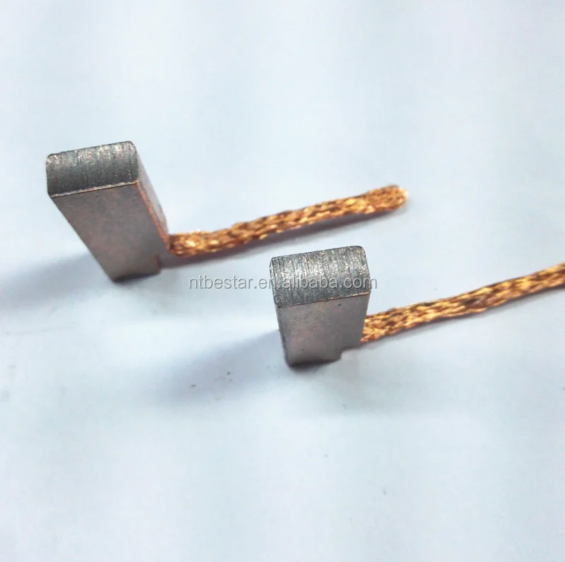 Поставка стандартных углеродных щеток для автозапчастей, высококачественный бесплатный образец