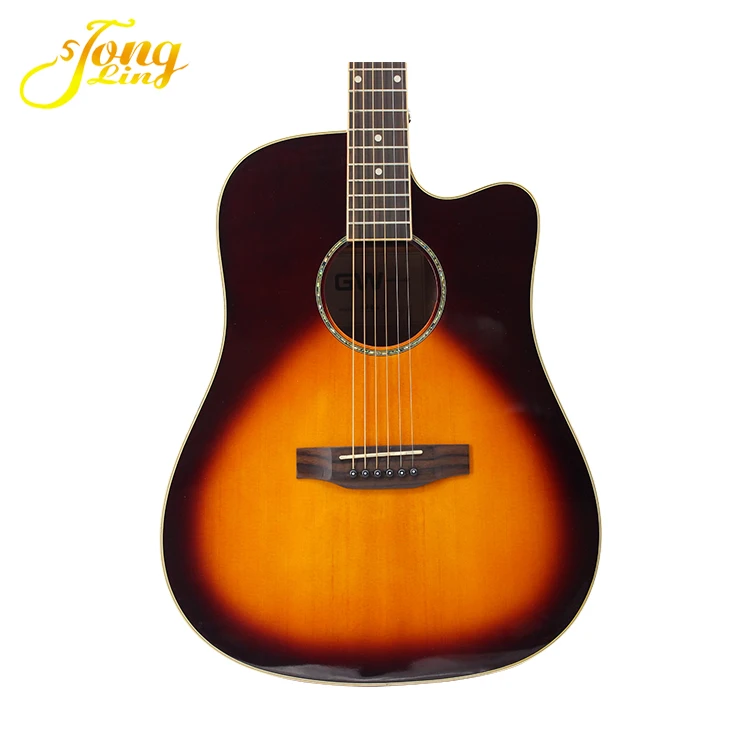 Best Solid Cedar Top Ebony back Side Custom all solid wood acoustic guitar