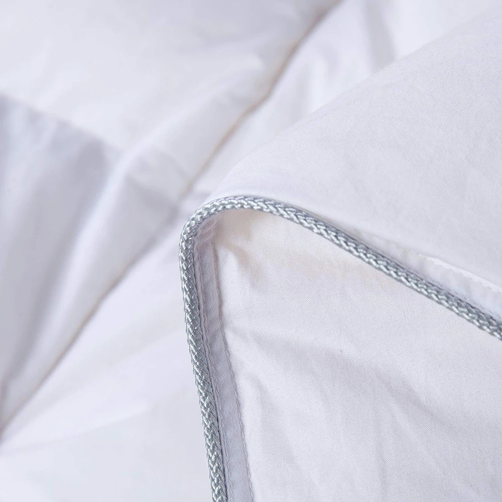 
High end warm white duck down duvet insert hotel down comforter king size made in China 