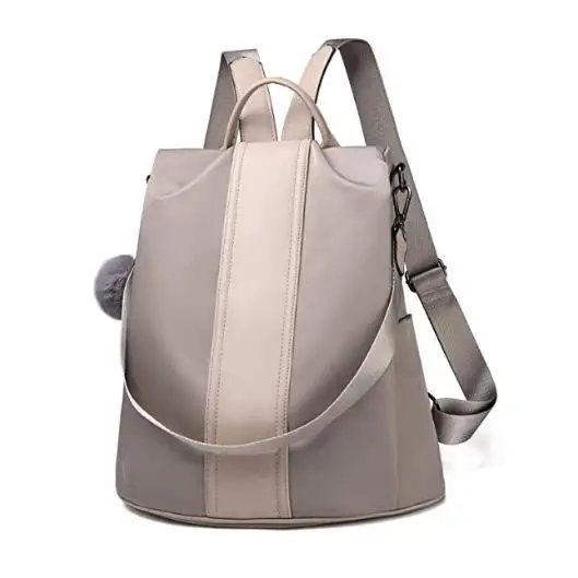 
Women Backpack Purse Waterproof Nylon Anti-theft Rucksack Lightweight Shoulder Bag 