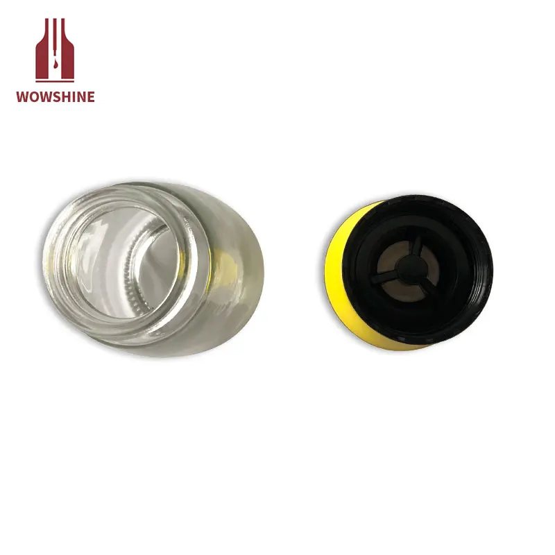 Salt and Pepper mill grinder Glass Pepper grinder Shaker Spice Salt Container Condiment Jar Holder New ceramic grinding bottles