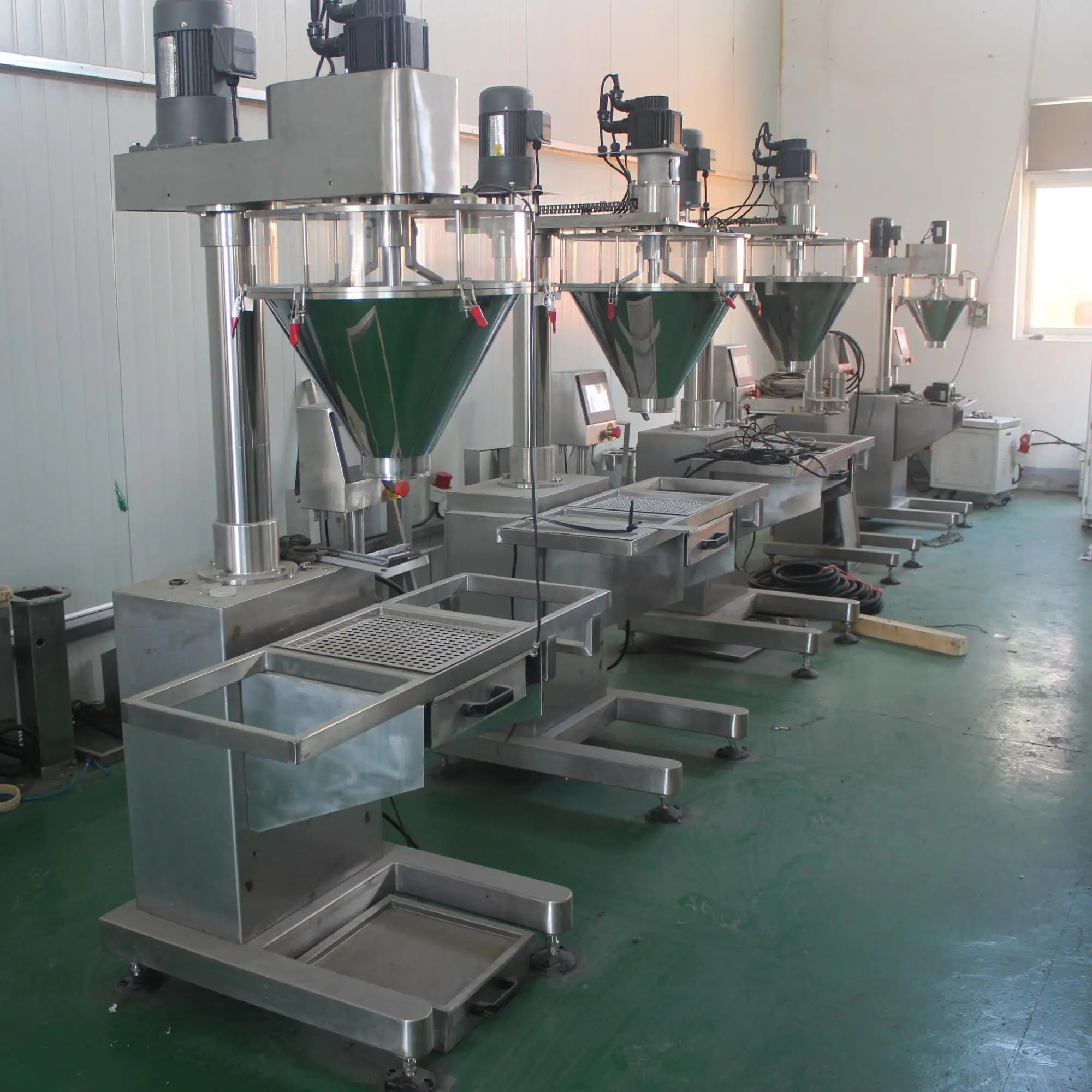 Stable performance and big volume semi automatic industrial coffee powder dispenser