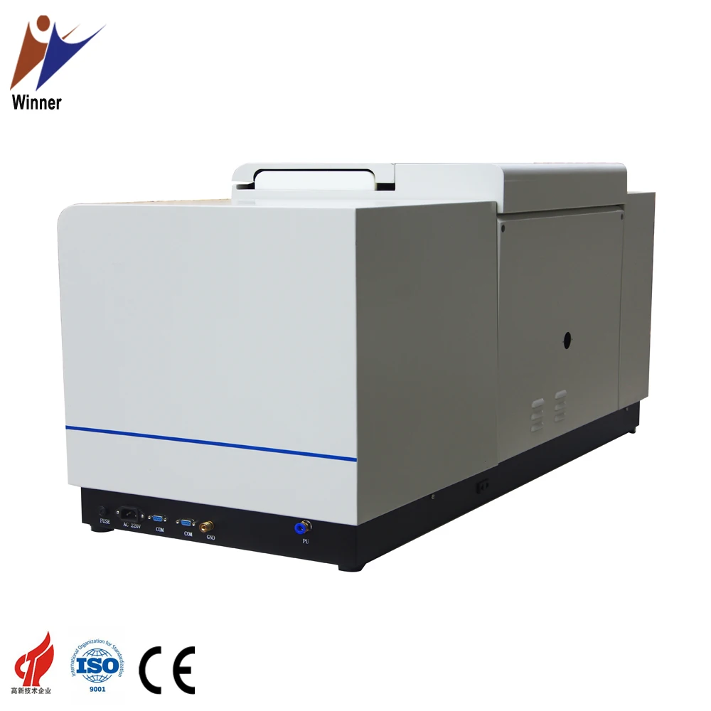 Liquid dispersion 0.01-2000um particle size distribution test Winner2008A Intelligent Laser Particle Size Analyzer