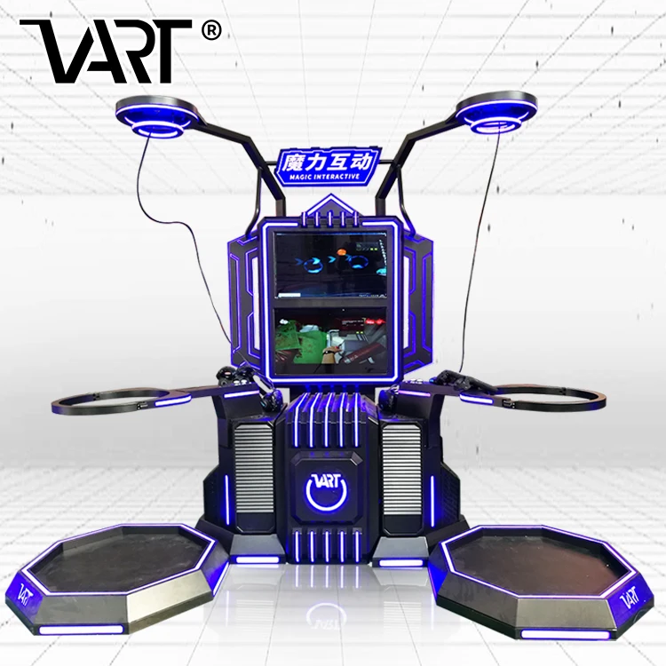 
VART Popular Double Players VR Space Walker Shooting / Skiing / Battling Vr Simulator Game Machine 