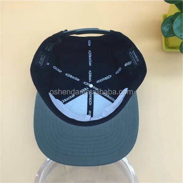 6 panels custom logo snapback cap and hat made in China