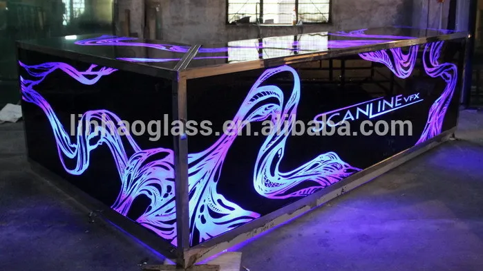glass bar counter designs, home and night club bar counter, led bar counter for sale