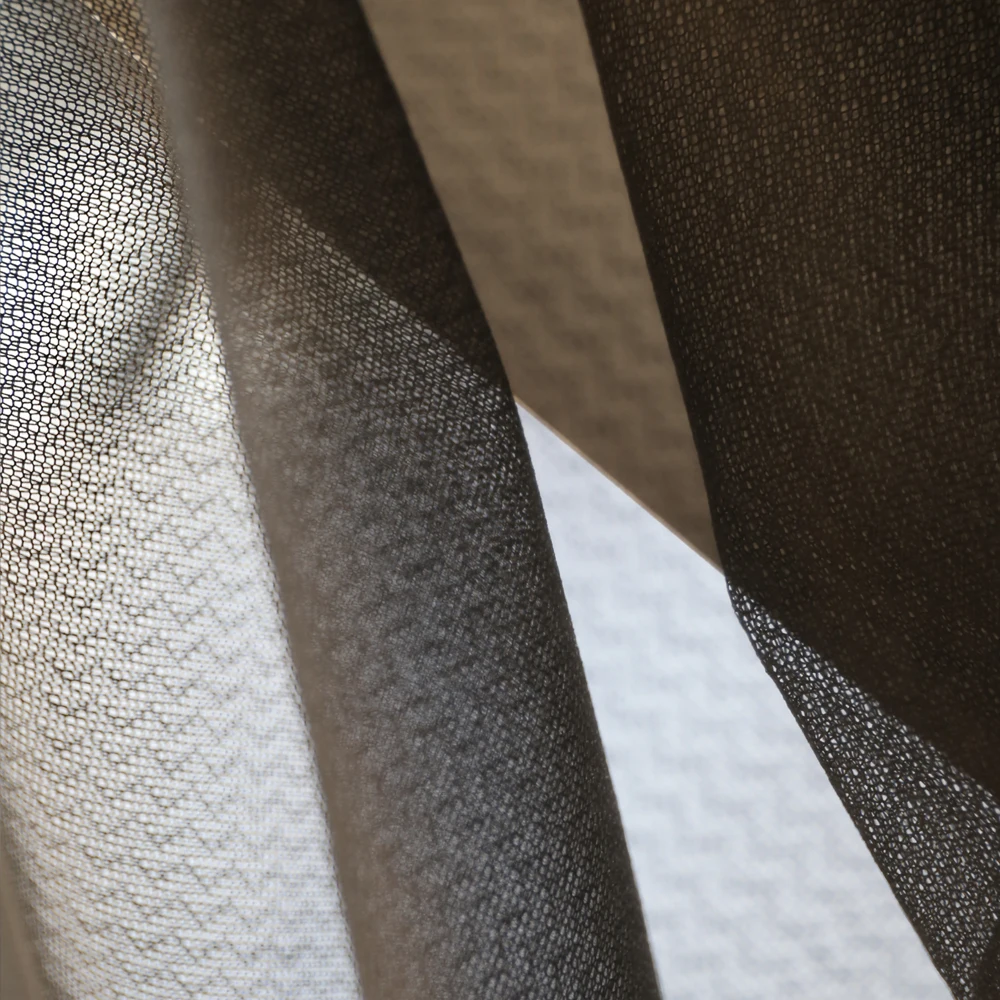 Elastic Woven Circular Knitted Fabric Fusing Interlining With PA/PES Double Dot W50D