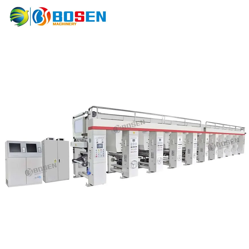 BS GAY-C Package Printing Computerized Register Rotogravure Printing Machine
