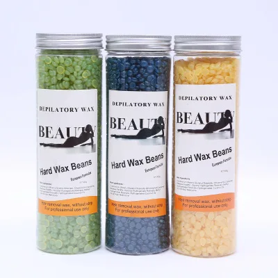 Wholesale Price Bottle Packaging Hair Removal Waxing For Wax Warmer Hot Depilatory Hard Wax Beans 400g 500g 1000g
