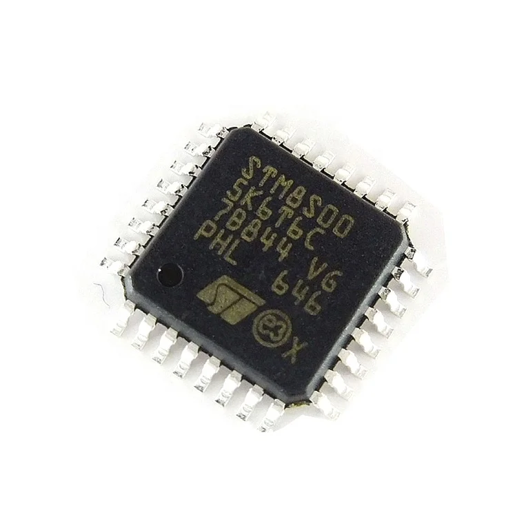 Электронные компоненты ic chip STM8S микроконтроллер IC 8-Bit 16MHz 32KB STM8S005K6T6C