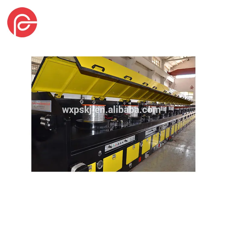 14 Blocks fiber steel wire straight line wire drawing machine for final products 0.6mm to 1.2mm