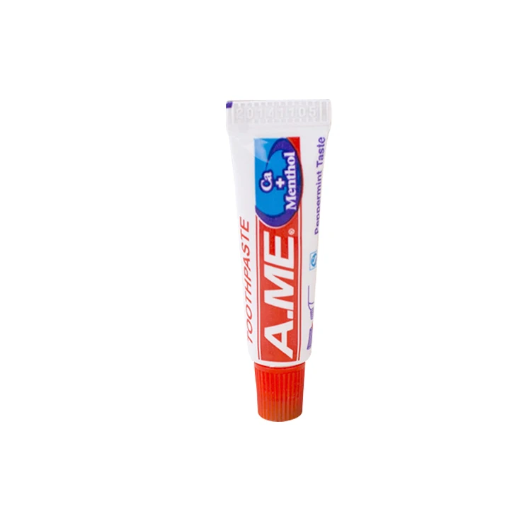 Cheapest Anti-bacterial Brand Hotel Size 3g Mini Toothpaste
