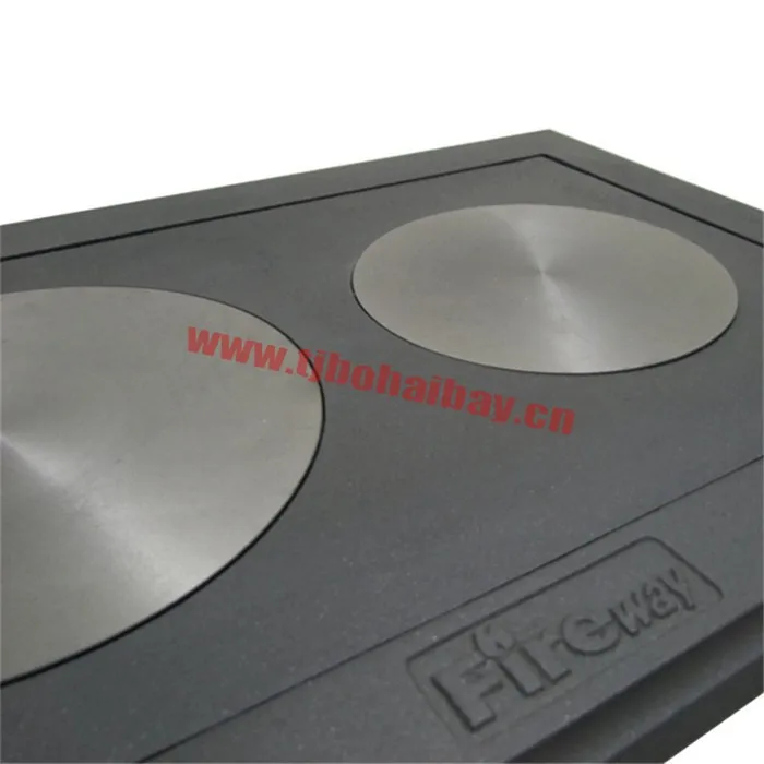 
Stove top with two heating plate 