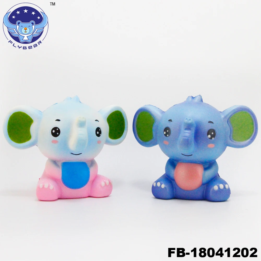 Летать Медведь Kawaii Мультфильм Squishy Слон Мягкая замедлить рост мяч стресс детские игрушки