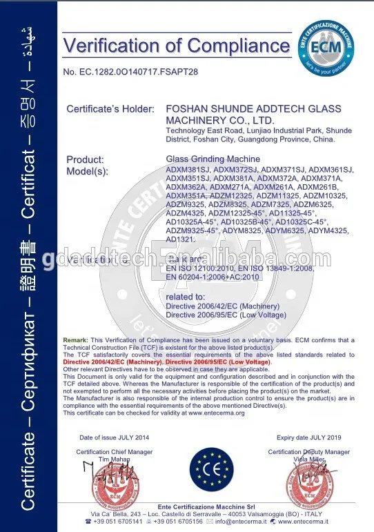 portable glass edge grinding and polishing machine