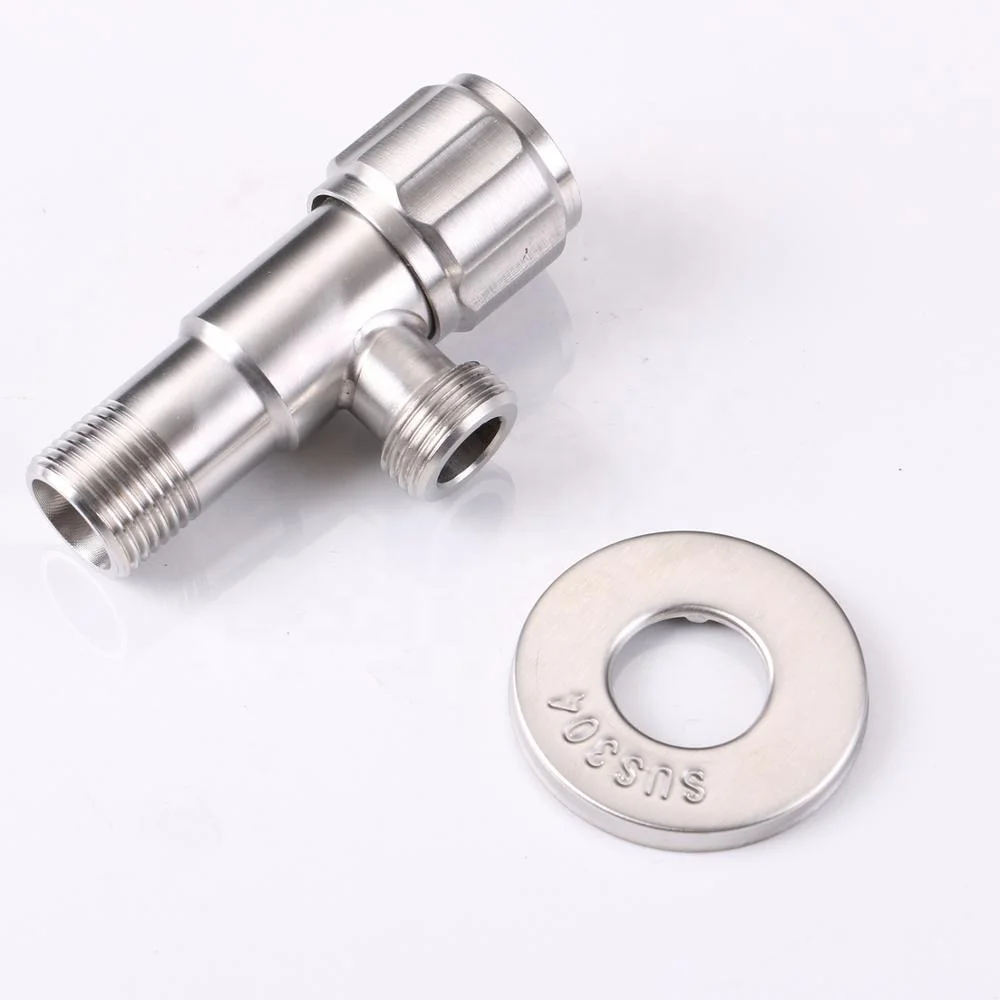 Chinese manufacturer supply Green kitchen faucet 304 stainless steel triangle valve