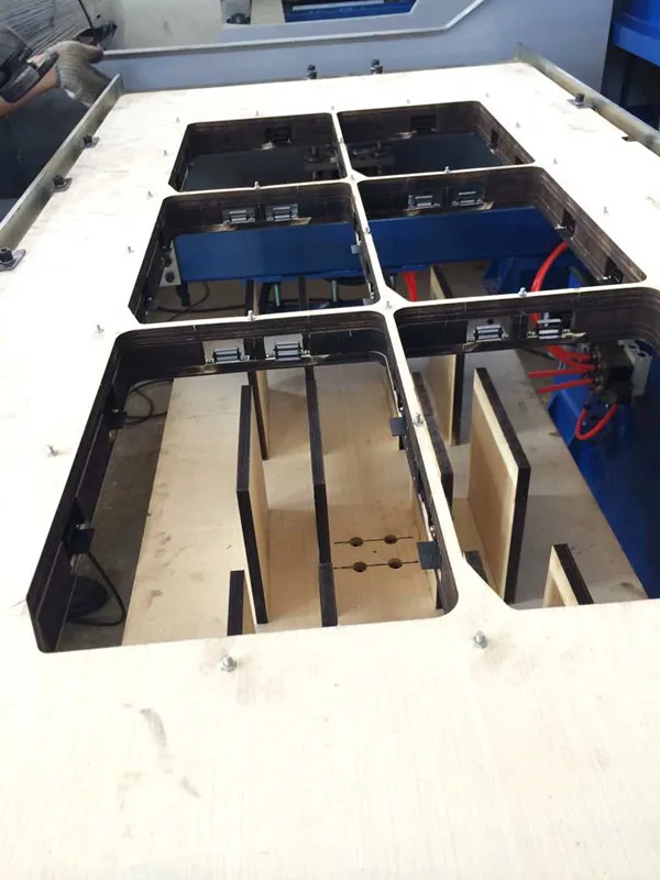 100 tons Honggang four column hydraulic automatic PET packaging tray cutting press machine