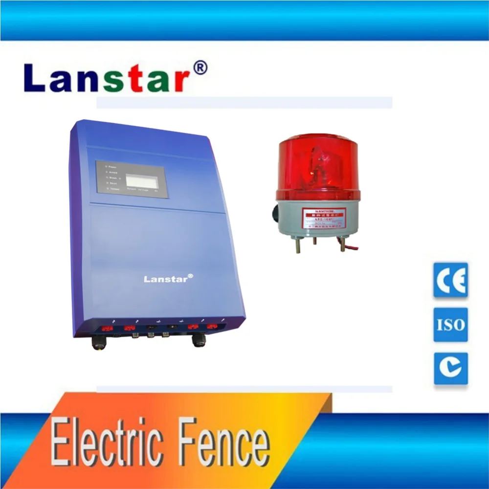 DC12V Audible and Visual Alarm for Security Electric Fence System