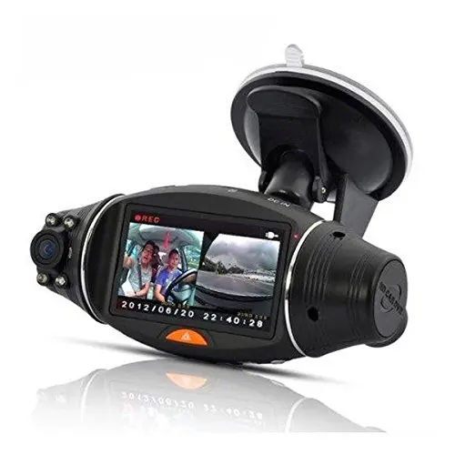 New R310 Car Camera DVR Recorder 2.7 Inch HD Dual Camera Lens Rear View Camera Recorder Car DVR IR Night Vision GPS Positioning