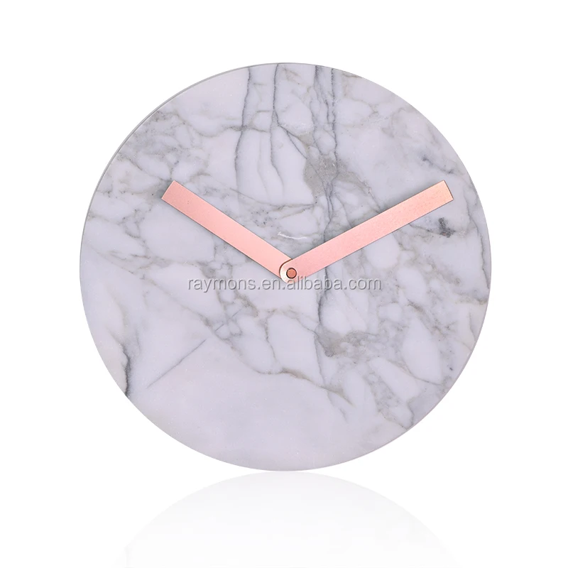 28x1cm SIZE Office and home Print paper dial Y.T. Step Movement Marble clock wall