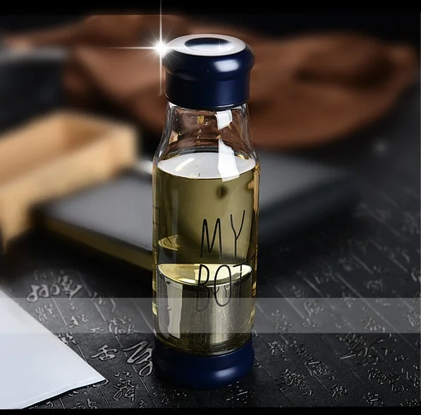 High Borosilicate Crystal Glass bottles easy taken exquisite good travel helper