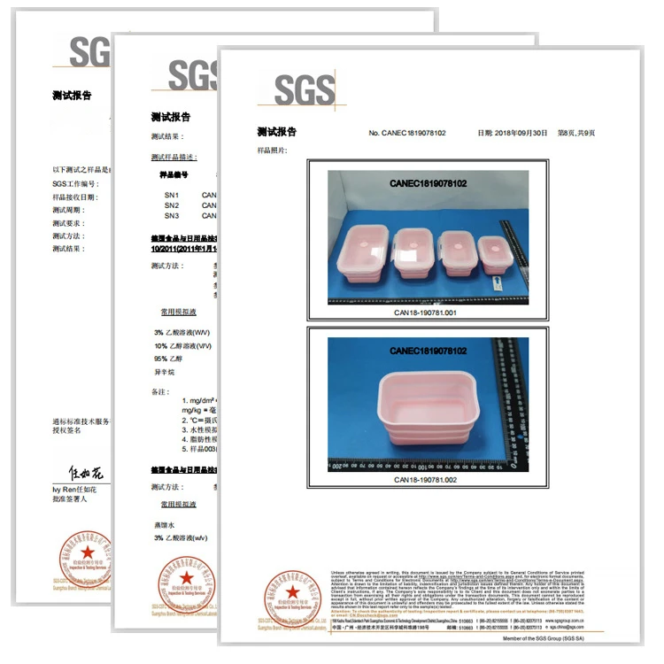 Reusable Food Storage Containers Kitchen Eco Friendly Food Safe Collapsible Silicone Storage Lunch Boxes With Lids