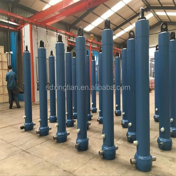 hydraulic jack Hyva type customized telescopic China manufacturer hydraulic cylinder XINGTIAN mining trucks hydraulic cylinder