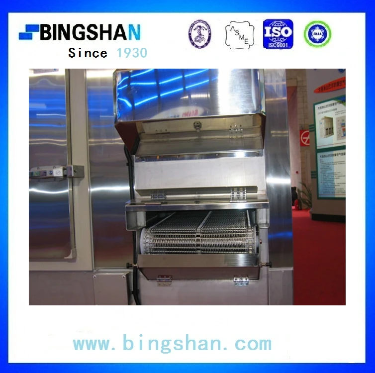 Овощной R404 холодильного промышленного новые технологии Mesh-blet sprial быстро морозильник IQF machiner