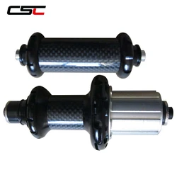 CCS прямая тяга углеродная ступица Powerway R36 шоссейные велосипедные втулки, включает шпажки 18/21, 20/24 отверстия ПЕРЕДНЯЯ СТУПИЦА