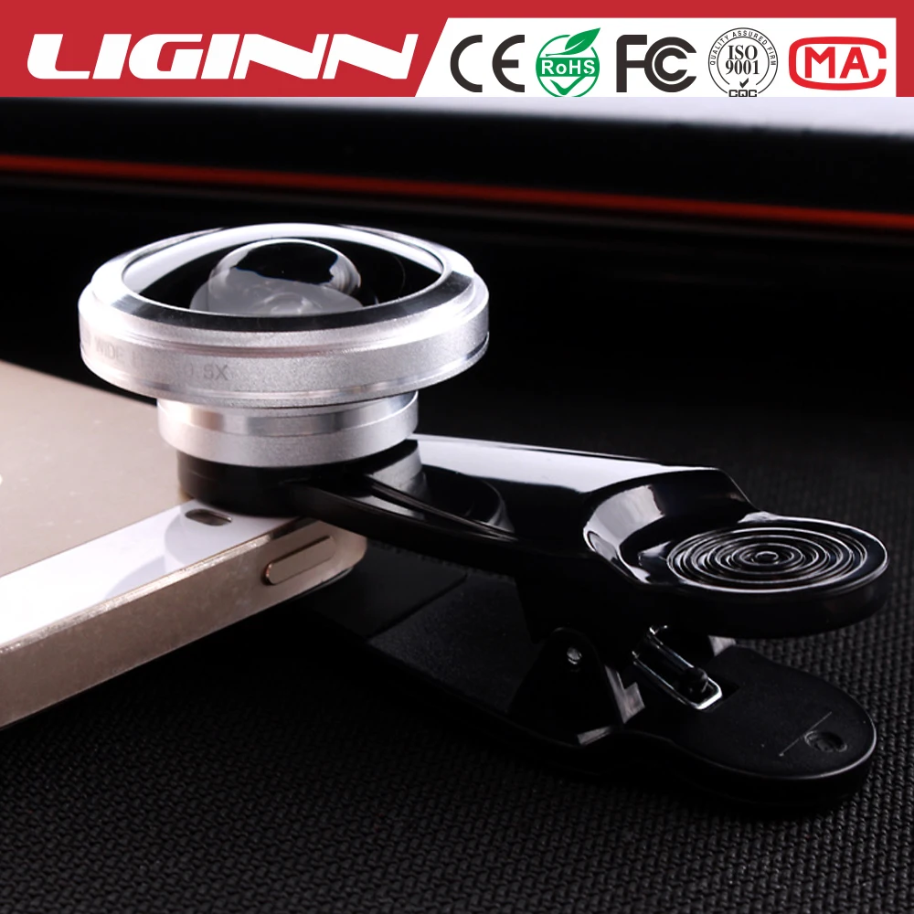 Liginn универсальный зажим 0.5X супер широкоугольный объектив камеры мобильного телефона для Samsung смартфон Huawei