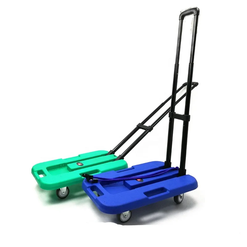 Складной тележки для тяжелых условий эксплуатации 440lbs 200 кг платформенная Тележка ручная тележка портативная складывающаяся ручка-держатель для тележки для аэропорта
