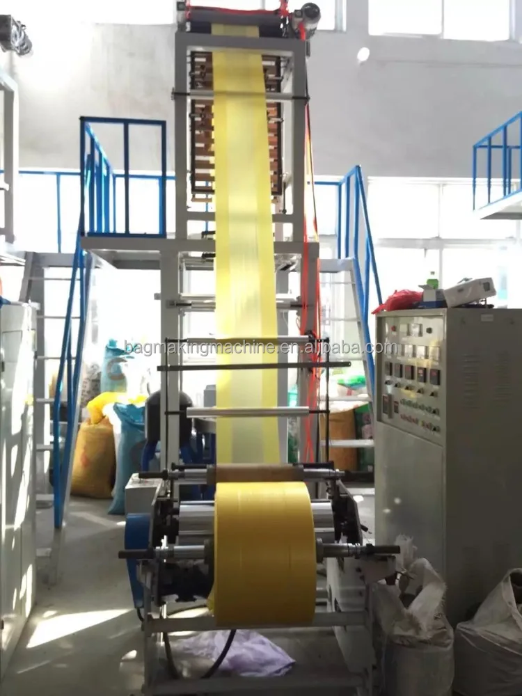 Shopping bag PE high & Low-pressure Blowing PE Plastic Film Extrusion Machine Line