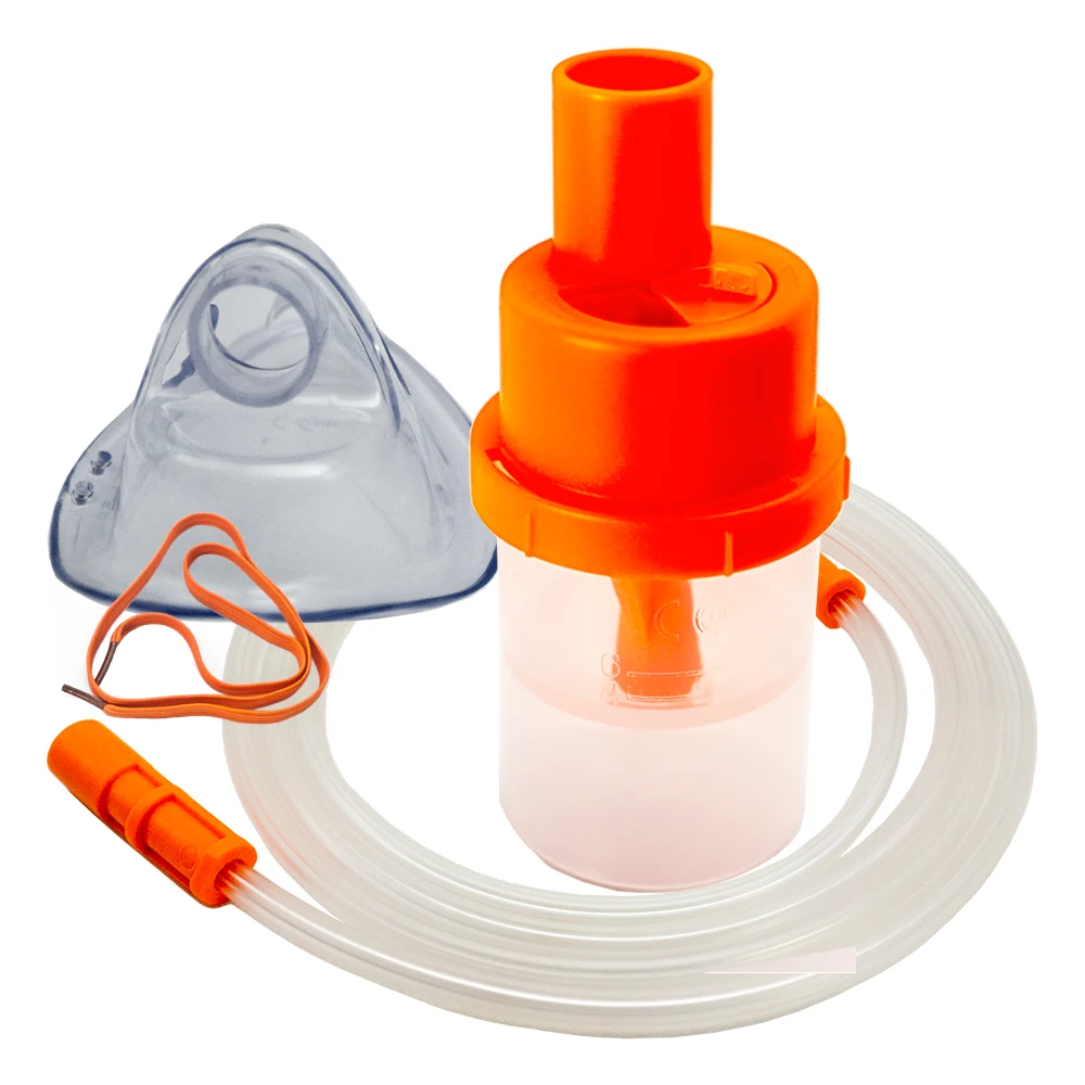 Kaiyi CE/ISO approved nebulizer accessories including cup, airtube, child mask,adult mask and band