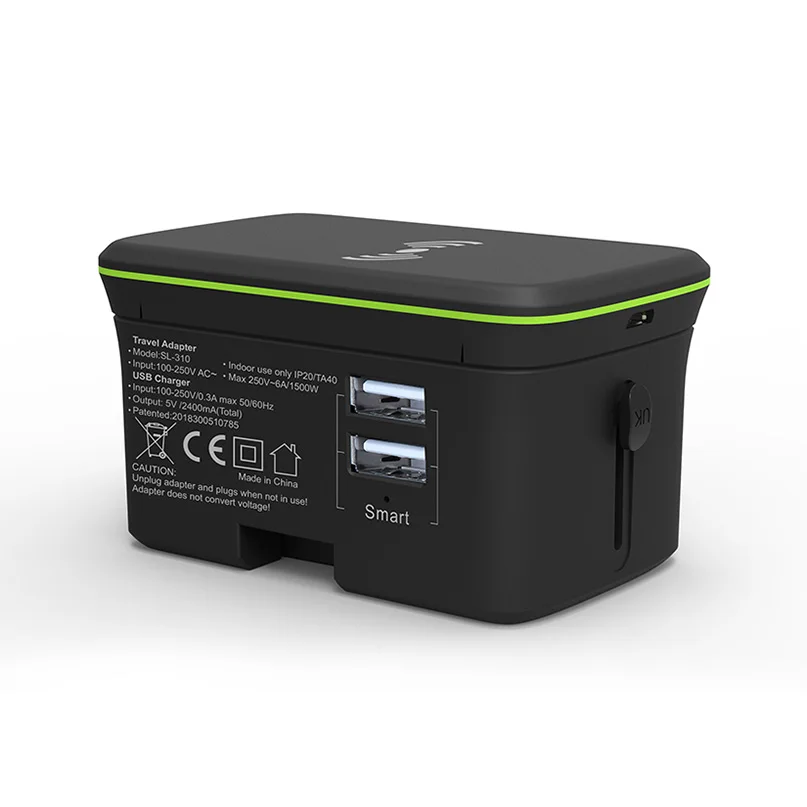 Otravel top selling new electronic travel usb gadgets China 2021 power adapter with wireless charger set