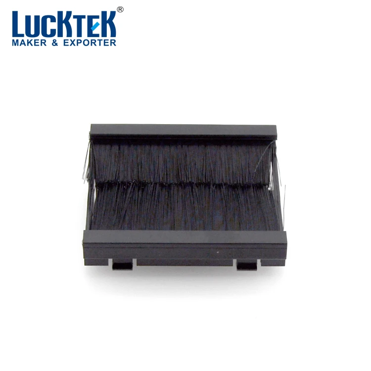 UK Type 2 port RJ45 Brush Module Wall Faceplate