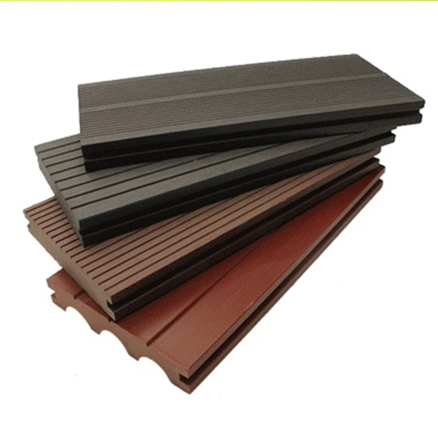 WPC composite outdoor decking / terrace flooring/ solid hard wood board