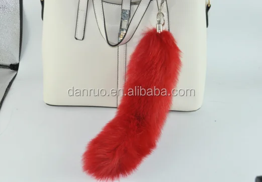 Wholesale Faux Fur Tail for Holiday Cosplay Wedding Party Faux Raccoon Fur Tails