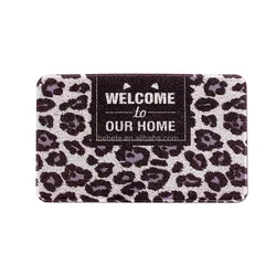 Fashionable Custom Print Logo Doormat For Entrance Doormat Printed Shoes Off Doormat