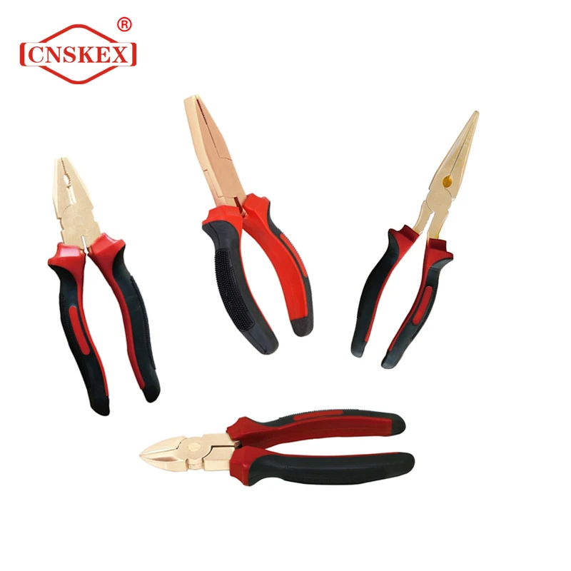 
beryllium copper alloy or aluminum bronze alloy non sparking pleirs 