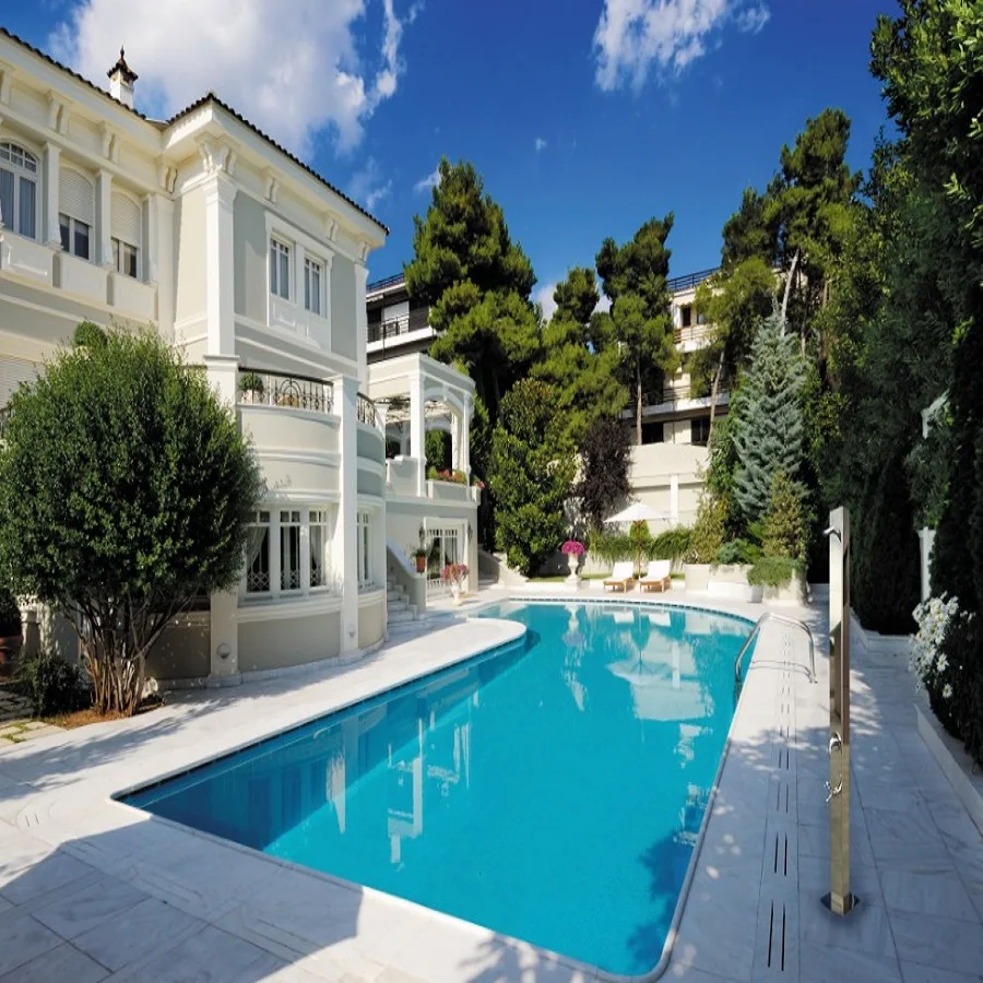 Audemar 2.5MM Thick Stainless Steel 316 Straight Pool Shower/Outdoor Garden Shower