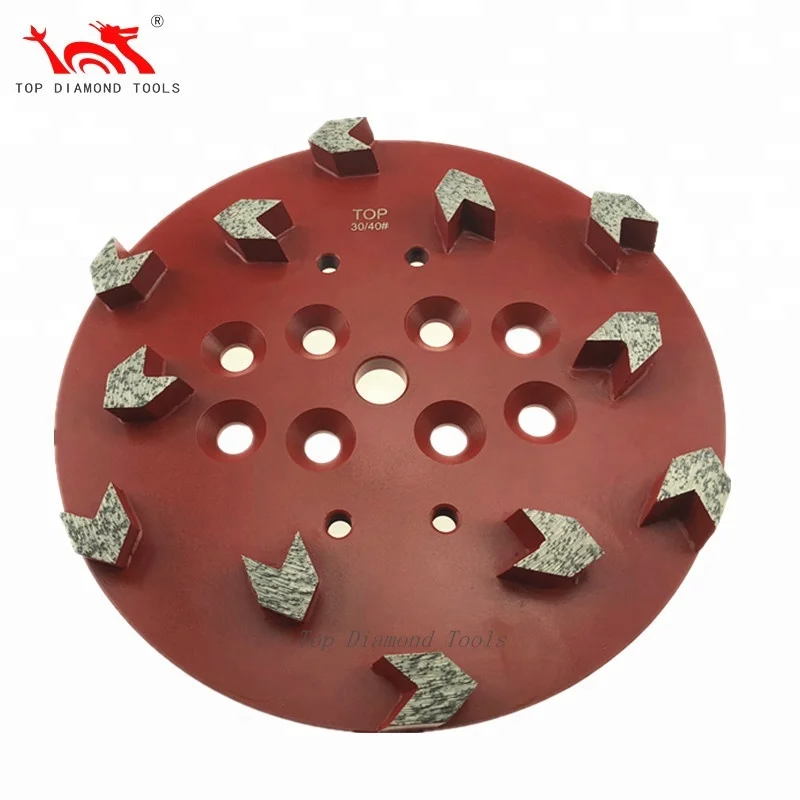 10-дюймовый бетона алмазный шлифовальный диск для бетона шлифовальные