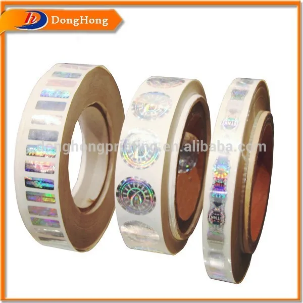 постоянный дешевые голографическая наклейка, голограммы наклейки поставщика