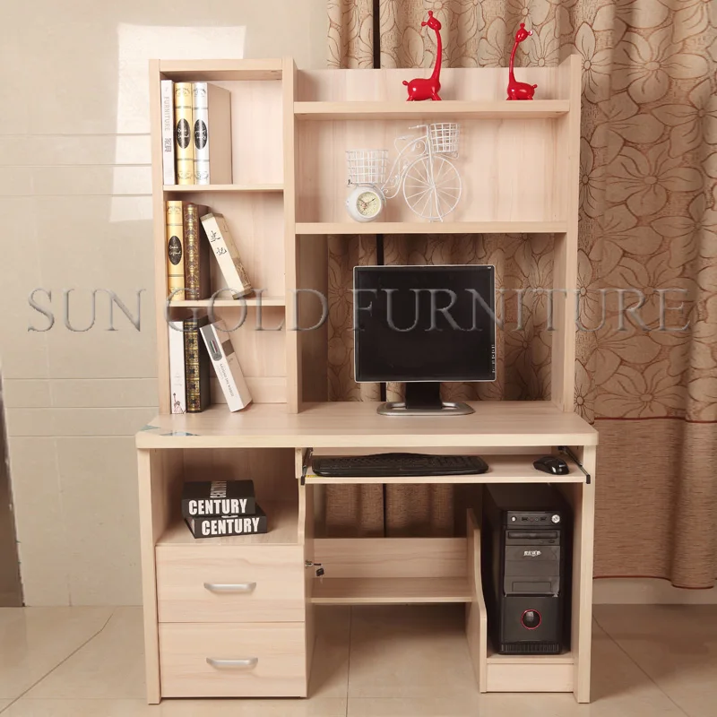 Cheap used wooden study table designs computer desk(SZ-CDT032)