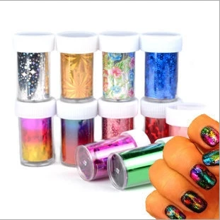 1sheet 2016 A universe nail stickers Harajuku Star Bluesky Nail Art Decorations Beauty Nail gel polish