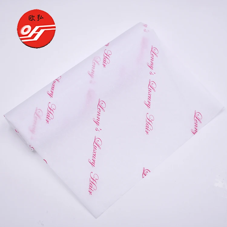 
Decorative Company Brand Name 17g Custom Printed Packaging Tissue Paper 
