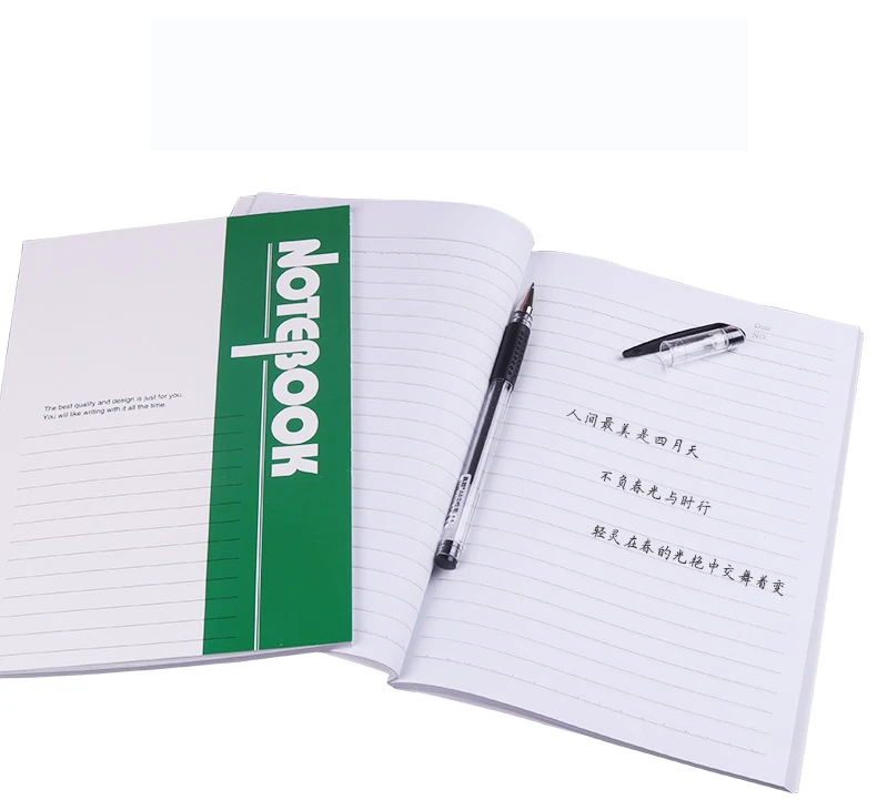 Wholesale custom simple stylish hardcover b5 writing notebook a5 school notebook